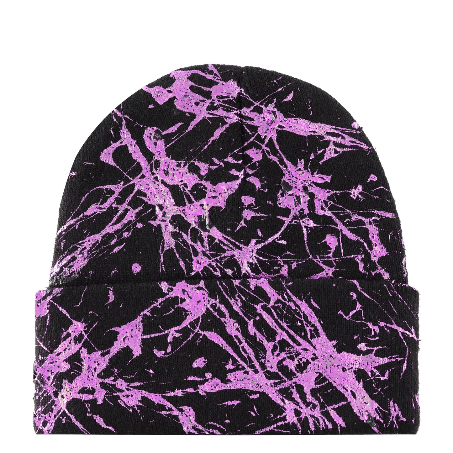 X HOLOGRAM Purple The Acrylic Long Beanie