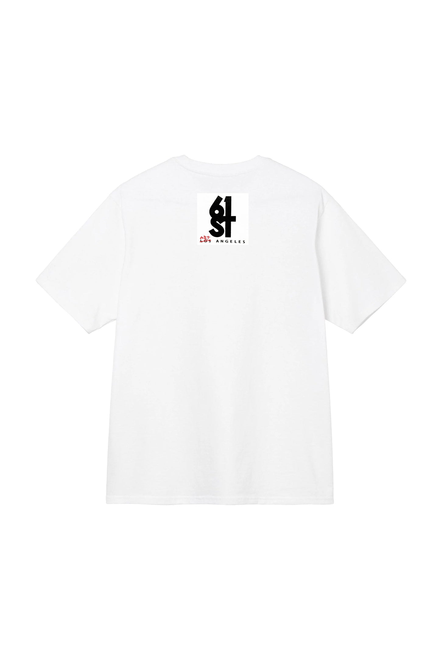 Racing Car Print W/Hand Painted Art Work Tee White