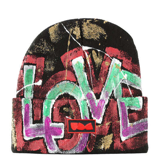 LOVE FOREVER The Acrylic Long Beanie