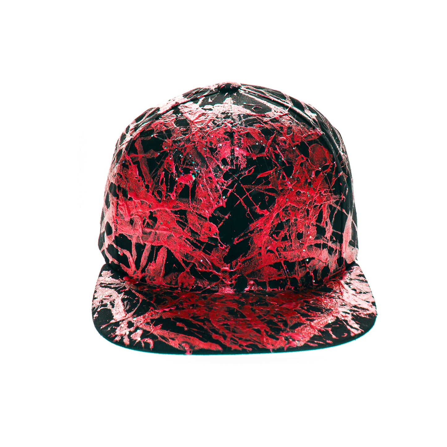 Passion RED 5 Panel Cotton Flat Bill Snapback