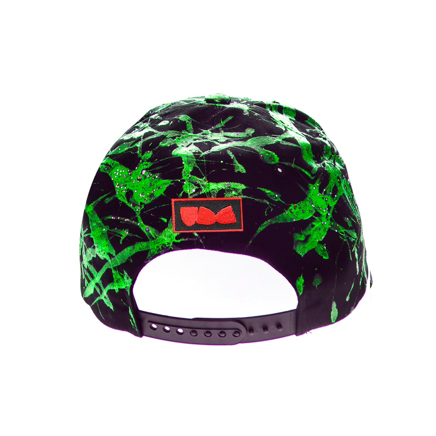 Passion GREEN 5 Panel Cotton Flat Bill Snapback