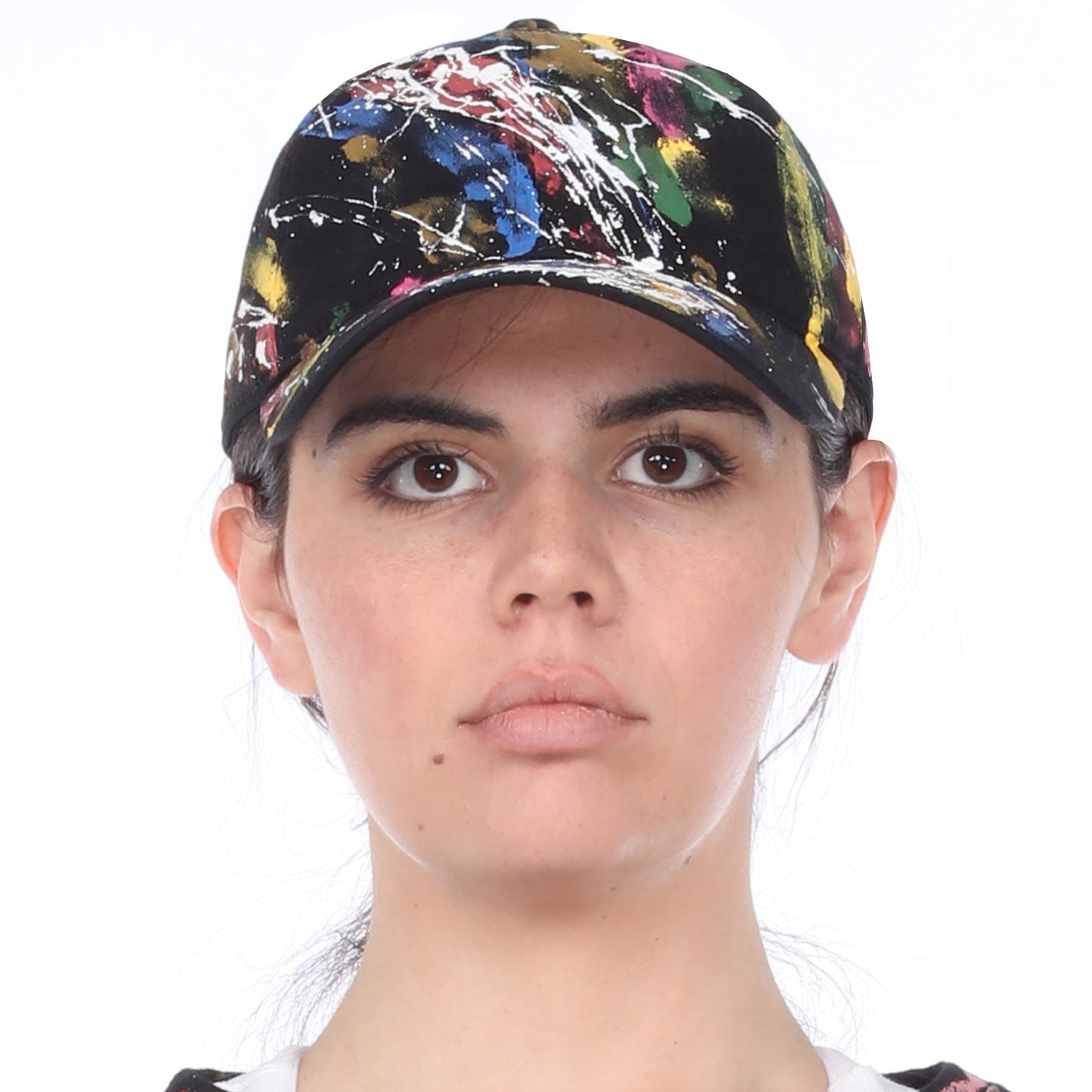 RAINBOW FLAME Dad Cap Black