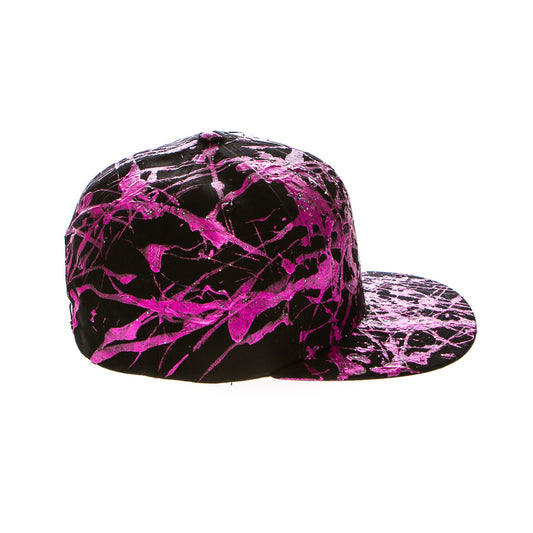 Passion PINK 5 Panel Cotton Flat Bill Snapback