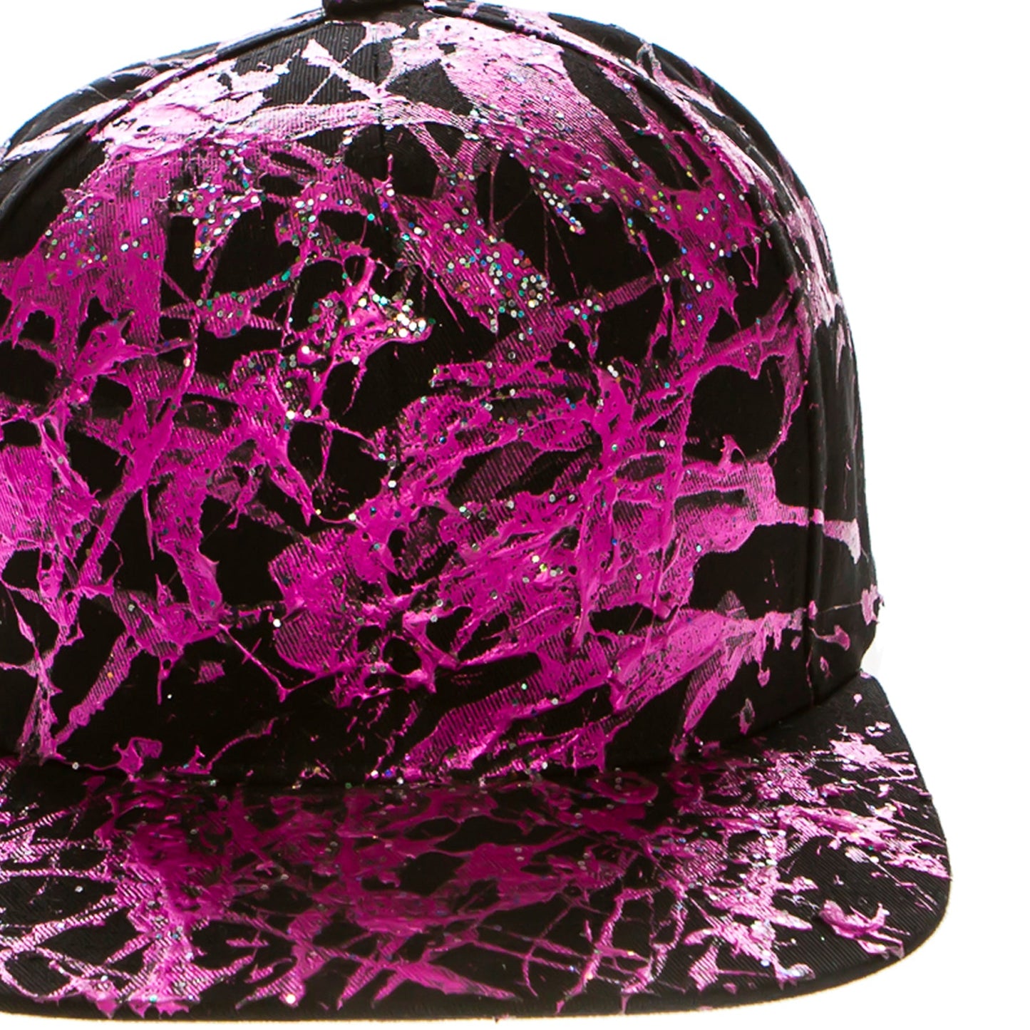 Passion PINK 5 Panel Cotton Flat Bill Snapback