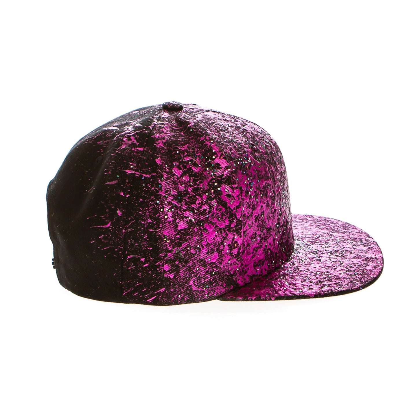 High on Hat PINK 5 Panel Cotton Flat Bill Snapback