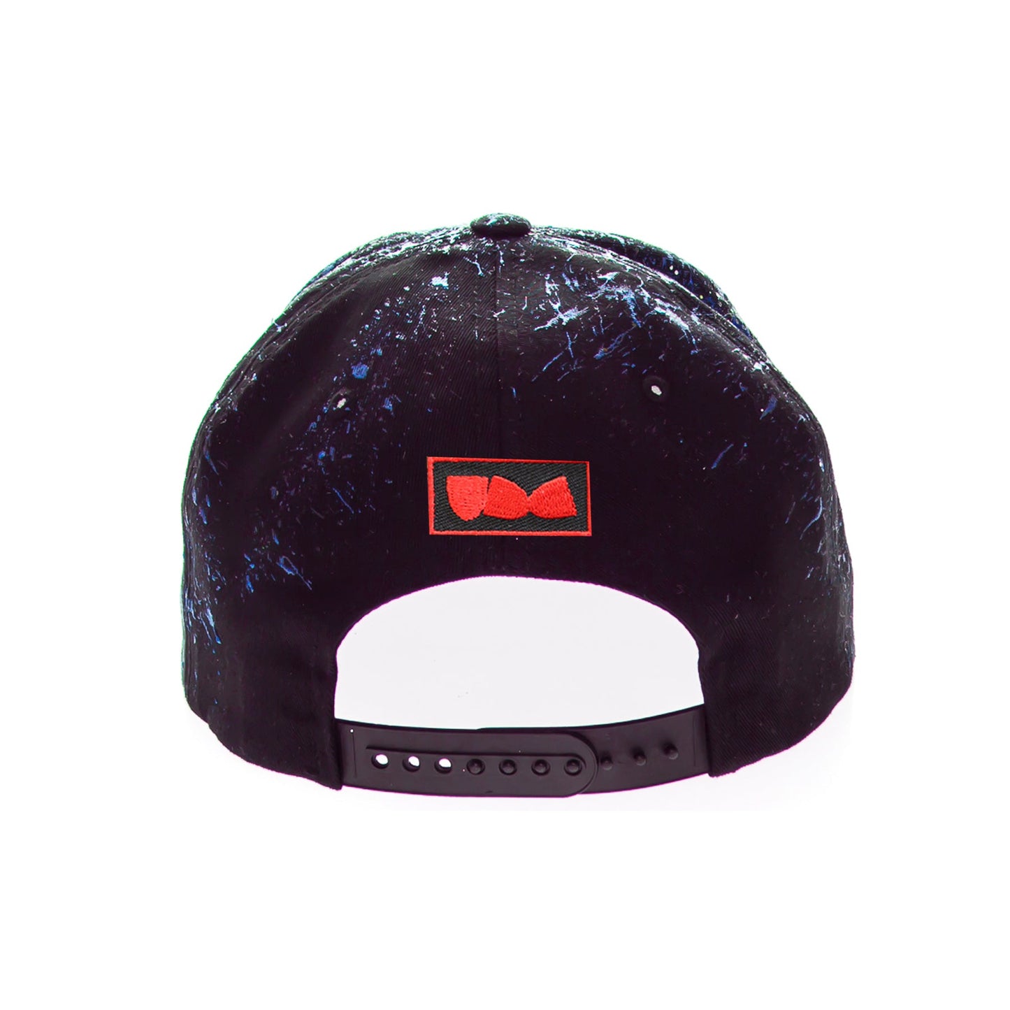 High on Hat BLUE 5 Panel Cotton Flat Bill Snapback