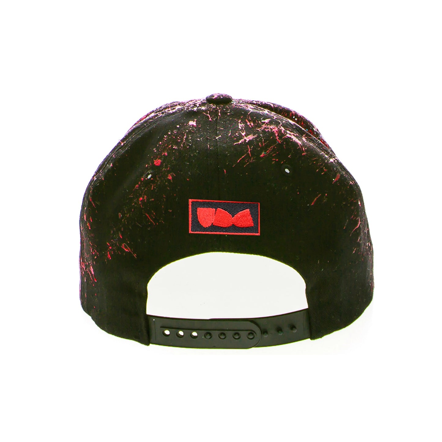 High on Hat RED 5 Panel Cotton Flat Bill Snapback