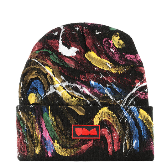 RAINBOW FLAME The Acrylic Long Beanie