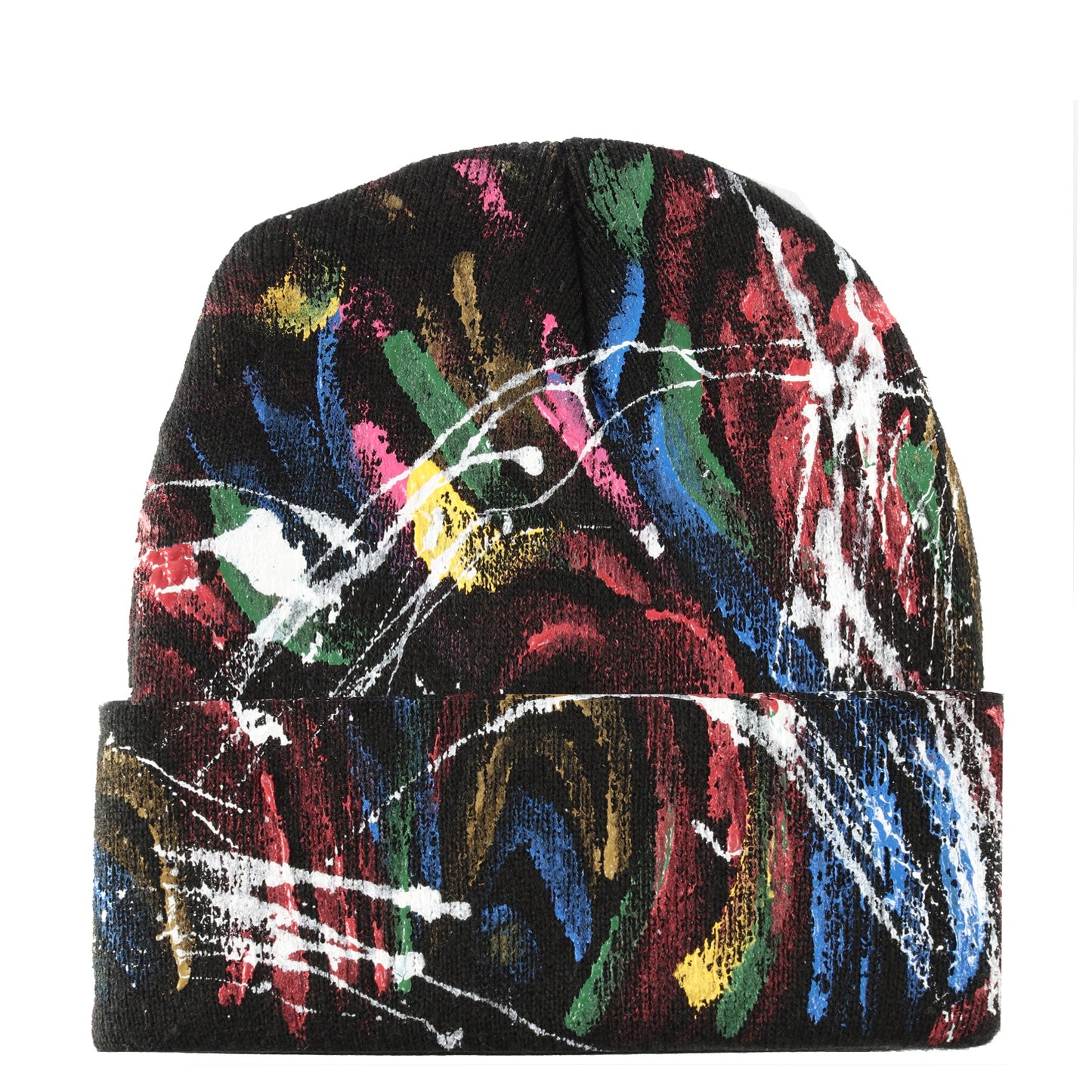 RAINBOW FLAME The Acrylic Long Beanie