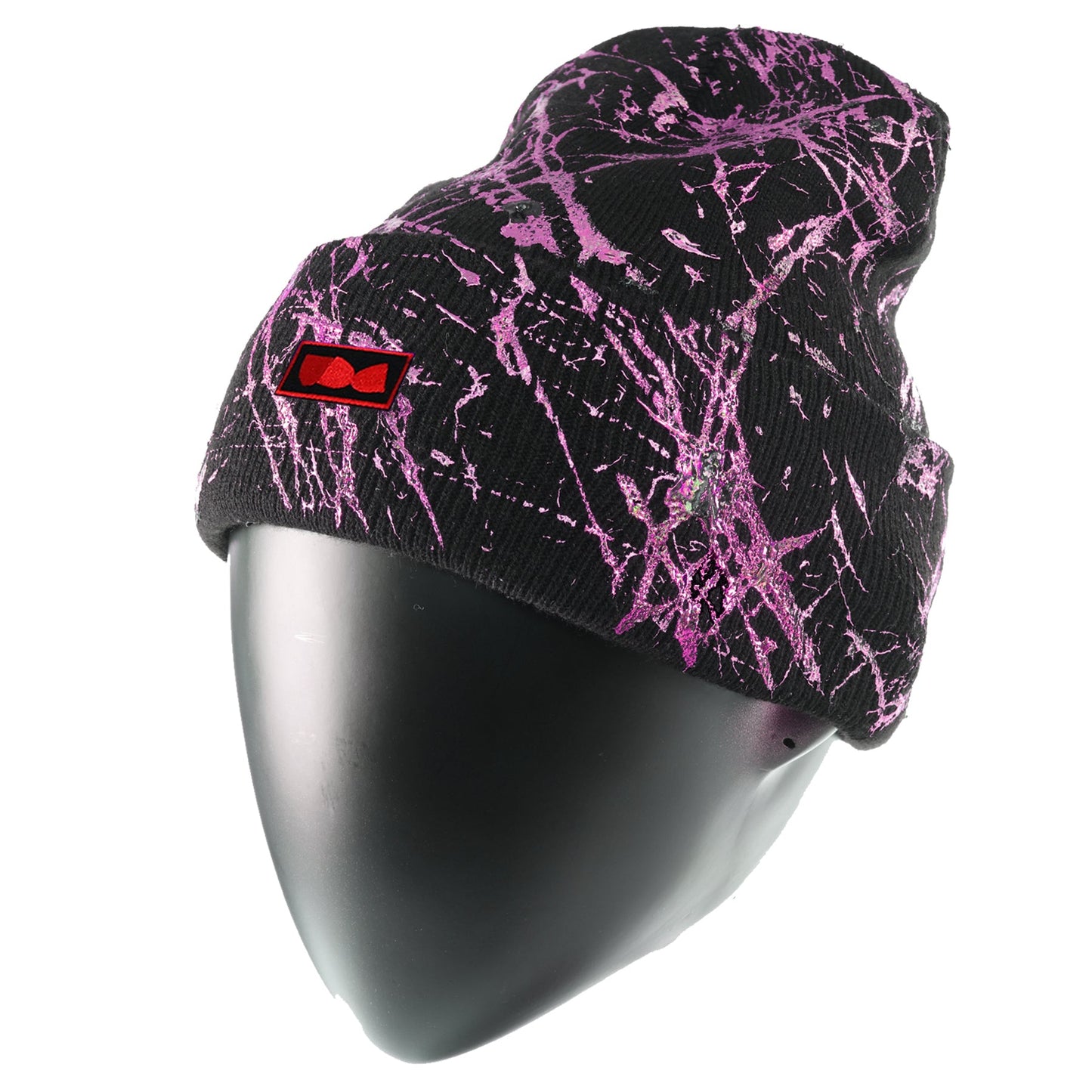 X HOLOGRAM Purple The Acrylic Long Beanie